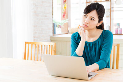 困った女性